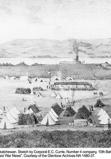 church_parade_fort_sask